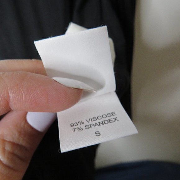 Eileen Fisher black wrap dress - Picture 4 of 5